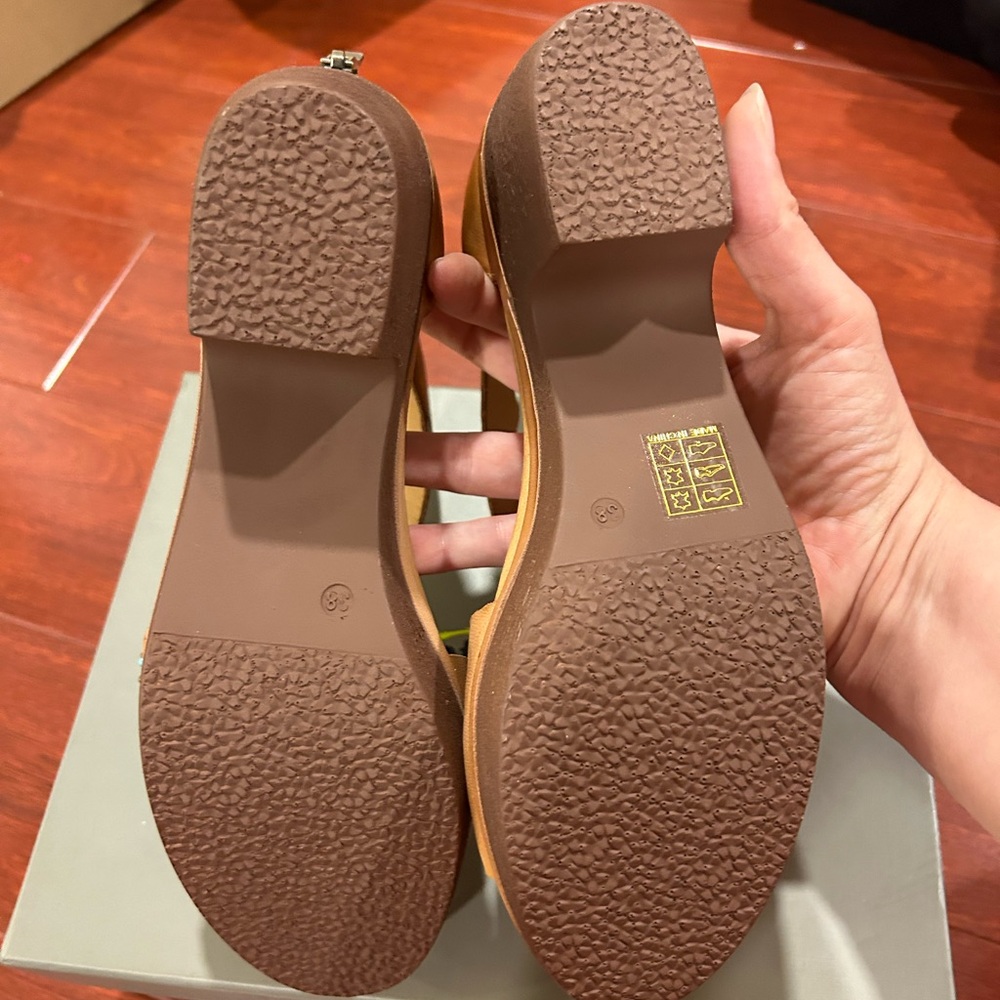 Antelope Brown Studded Sandals - Picture 5 of 9